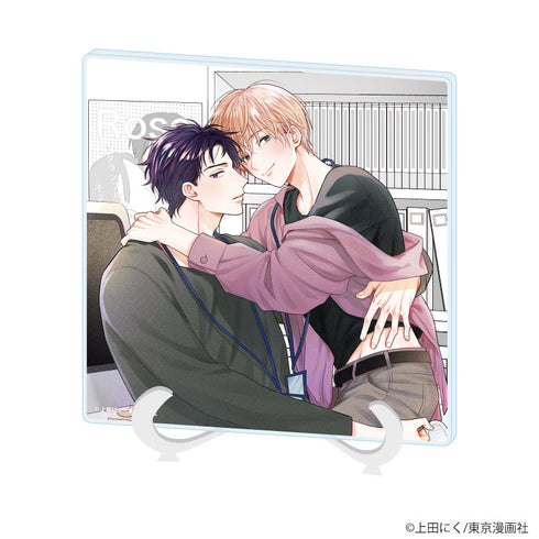 『上田にく先生』アクリルアートボード02/「社会人カップルのSummer Vacation」BLフェア(公式イラスト)